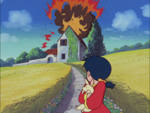 Future Boy Conan 17 explosion